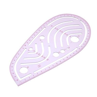 

Styling Design Straight Ruler French Curve Hip Cut-Out Slot DIY Craft Tool
