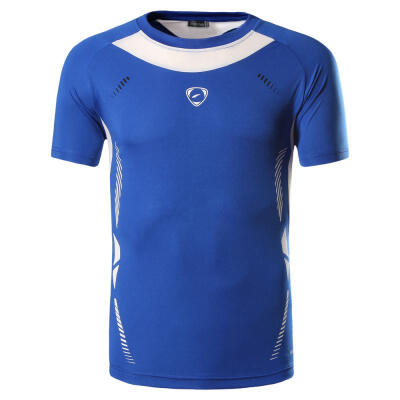 

Mens Fitness Sports Tights Stretch Short Sleeve Quick-drying Compression T Shirt Running Training Shirts LSL322