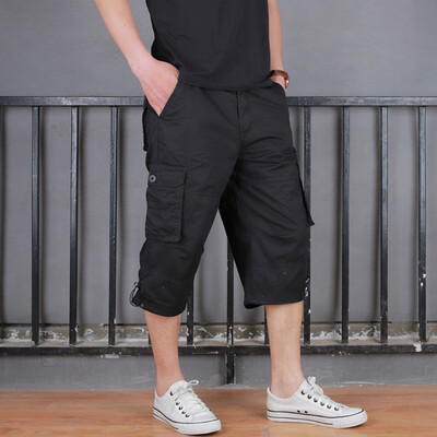 

Gobestart Mens Summer New Style Fashion Outdoor Sports Multi-Pocket Overalls Pants