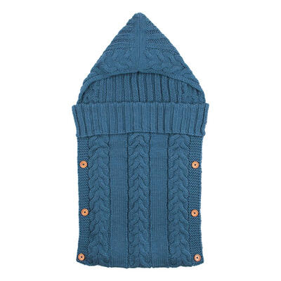 

Baby Swaddle Wrap Warm Knitted Envelope Sleepsack Stroller Bed Blanket