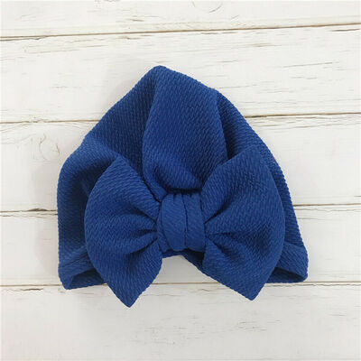 

Newborn Baby Kid Soft Cotton Turban Bunny Ear Hat Head Wrap Knot Headband Cap