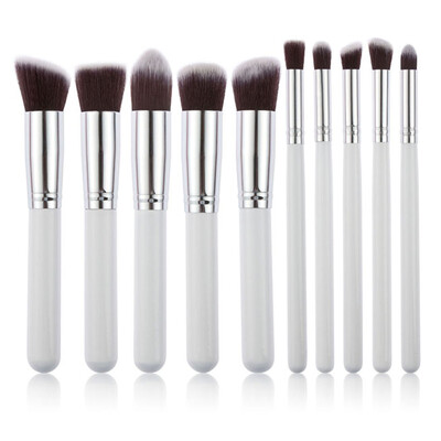 

10pcs Professional Makeup Brush Set Cosmetic Brushes Foundation Eyeshadow