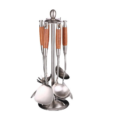 

Stainless Steel Utensils 7 Pieces Kitchen Utensil Set for Cooking