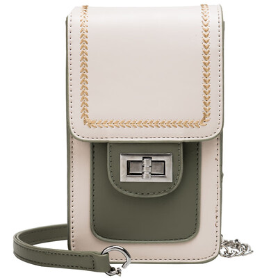 

Snake skin snake head bag female bag 2019 tide Korean version of the chain Messenger bag wild fashion single shoulder small square bag