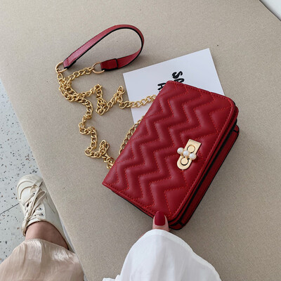 

Girls small square bag female new Korean fashion wild chain single shoulder Messenger bag tide