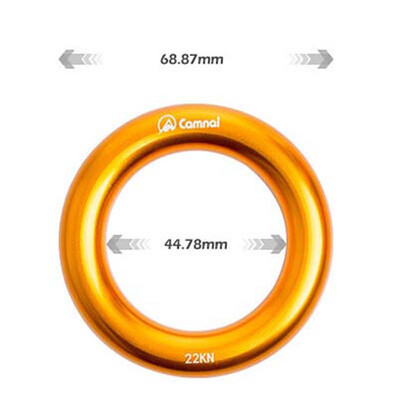 

22KN 2200KG Tree Climbing Rope Descender Rappel Ring Accessaries