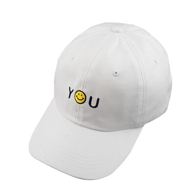 

Unisex Snapback Baseball Peaked Cap Smiling Face Adjustable Hip Hop Hat