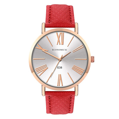 

Business Style Women Watches Simple Dial Ladies Analog Quartz Wristwatch High Quality Leather Strap Clock Relogio Feminino