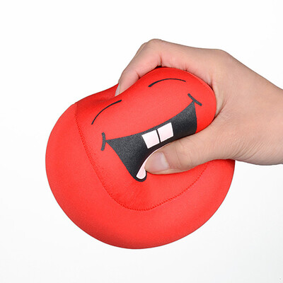 

YIWULABabys Cotton Soft color Smiling face Squeezed Catch the ball Eduactional Toys