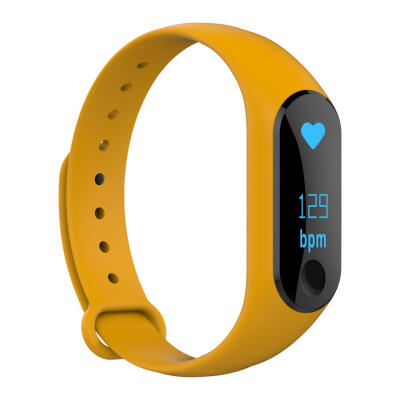 

M3mini Bluetooth Touch Screen Heart Rate Blood Pressure Smart Bracelet