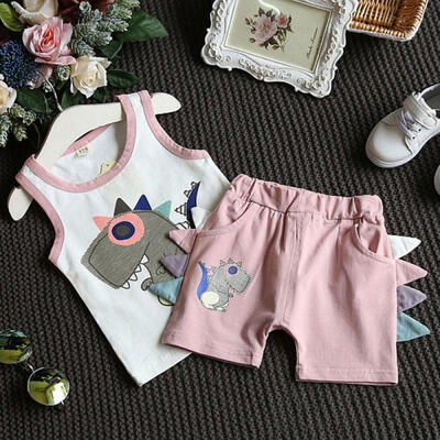

Newborn Toddler Kids Baby Boys Girls Outfits Clothes T-shirt TopsPants 2PCS Set