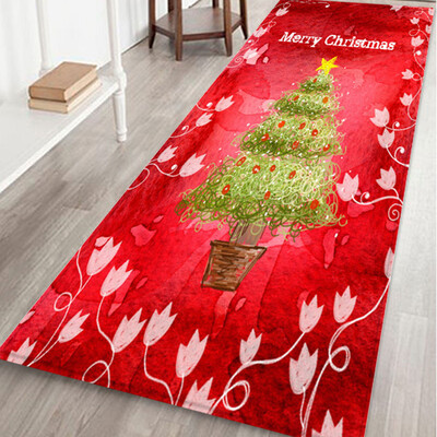 

〖Follure〗Merry Christmas Welcome Doormats Indoor Home Carpets Decor 60x180CM