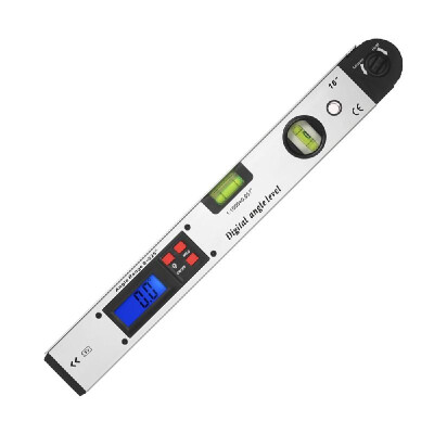 

0-225 Degree Digital Angle Level Meter Angle Finder Gauge 400mm 16inch Electronic Protractor Inclinometer with Dual Spirit Level f