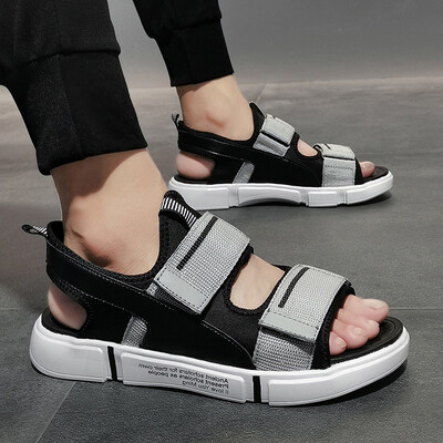 

Ins sandals mens new Korean version student leisure sandals summer sports soft-soled Vietnamese sandals