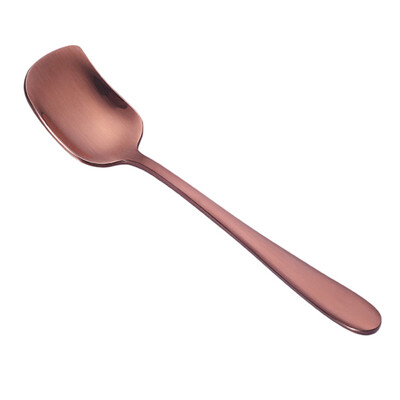 

Gobestart Colorful Spoon Handle Spoons Flatware Ice Cream Drinking Tools Kitchen Gadget BK