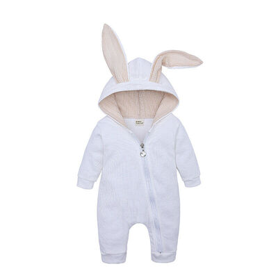 

Autumn Infant Baby Boy Girl Clothes Rabbit Ears Jumpsuit Overall Outfit 0-24M