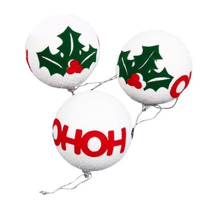 

Tailored 3Pcs Christmas Balls Baubles Party Xmas Tree Decorations Hanging Ornament Decor