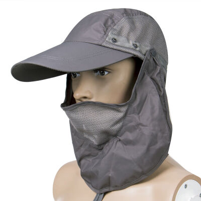 

SUNSIOM Unisex Outdoor Sport Fishing Hiking Hat UV Protection Face Neck Flap Man Sun Cap