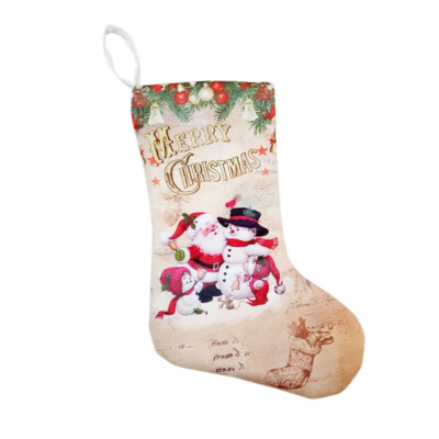 

Christmas Sock Gift Bag For Children Cute Candy Bag Portable Festive Party Supplies