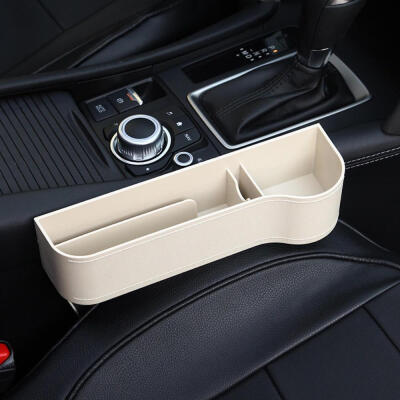 

Car Seat Crevice Storage Box Grain Organizer Gap Slit filler Holder For Wallet Phone Coins Cigarette Slit Pocket accessories