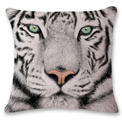 

〖Follure〗3D Tiger Lion Sofa Bed Home Decoration Festival Pillow Case Cushion Cover