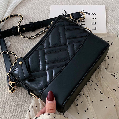 

Summer small fresh 2019 new Korean version chain single shoulder slant bag fashion hundred lap embroidered thread stray bag