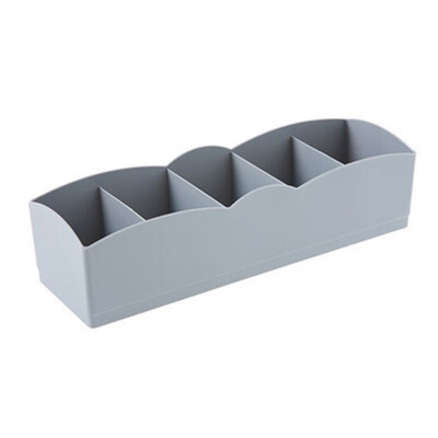 

5-grids Multi-purpose Underwear Storage Box Socks Storage Box Stackable Drawer