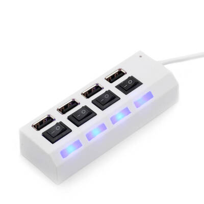 

4 Port7 Port USB Hub Multi USB Splitter with onoff Switch Plug Power Adapter for PC Notebook Laptop