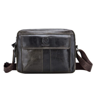 

Genuine Leather Men Casual Business Shoulder Crossbody Bags Messenger Bag