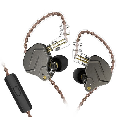 

KZ ZSN pro Headphones Quad-core Moving Iron Double Circle Diy Custom Wireless Call Sports