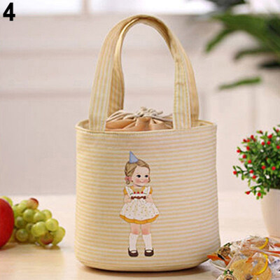

Cute Girl Print Thermal Insulated Lunch Storage Cooler Case Pouch Lunch Box