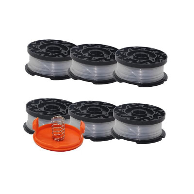 

Replacement String Trimmer Spool 30ft 0065" String Trimmer Line Spool Cap & Spring 8pcs Fit for Black & Decker AF-100-3ZP