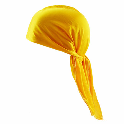 

10 Colors Long Tail Silky Durags Bandana Head Wrap Soft Pirate Cap For Women Men
