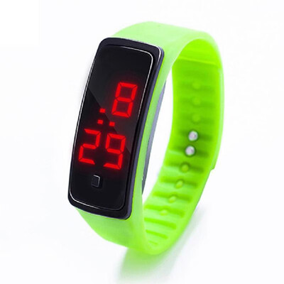 

Spot custom second generation student sports electronic watch children promotional gifts LED silicone watch led watch Fluorescent