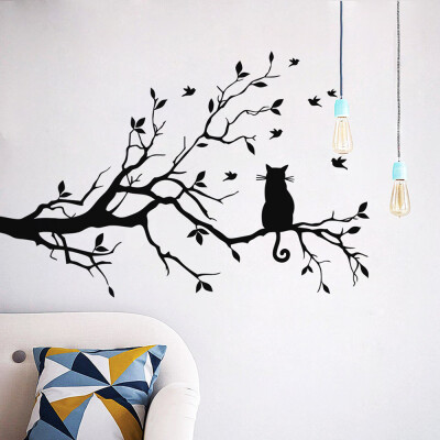 

The Cat on The Branch PVC Wall Sticker