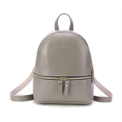 

2019 New Style Fashion Hot Women PU Leather Zipper Backpacks Mini Travel School Sweet Gift Zipper Letter