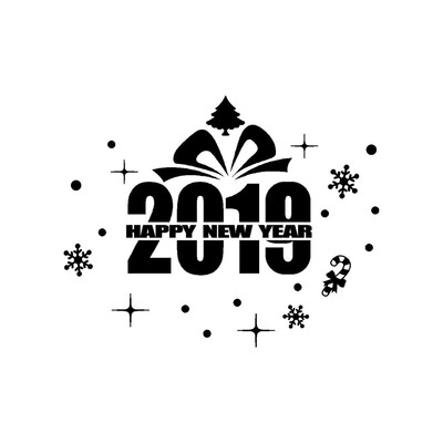 

Gobestart New Year Merry Christmas Snowflake Wall Sticker Home Shop Windows Decals Decor
