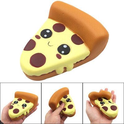 

〖Follure〗Silly Squishy Funny Cartoon Pizza Charm Slow Rising Squeeze Stress Reliever Toys