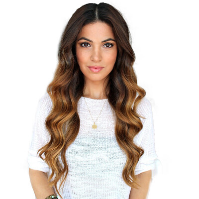 

〖Follure〗Sexy Gradient Blonde Party Wigs Long Curly Hair Mixed Colors Synthetic Wig