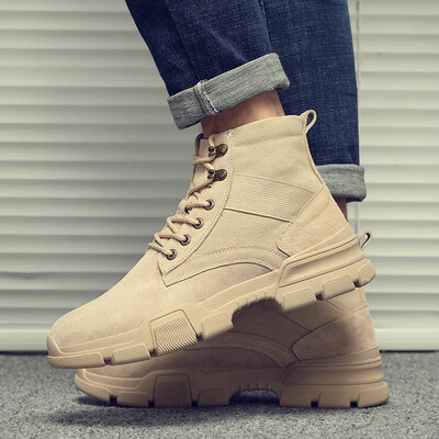 

Martin boots mens retro England tooling boots desert boots mens fashion wild trend mens shoes