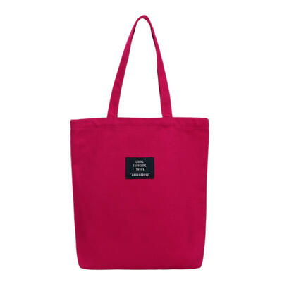 

Patchwork Shoulder Handbags Women Canvas Top-handle Book Bags Large Totes