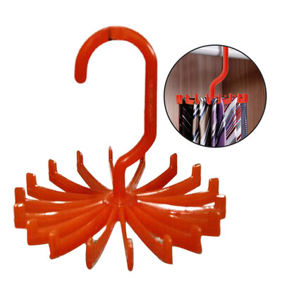 

〖Follure〗Rotating Tie Rack Adjustable Tie Hanger Holds 20 Neck Ties Tie Organizer For Men