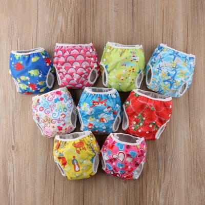 

Infant Baby Adjustable Swim Diaper Reusable Washable Shorts Swim Trunks Unisex