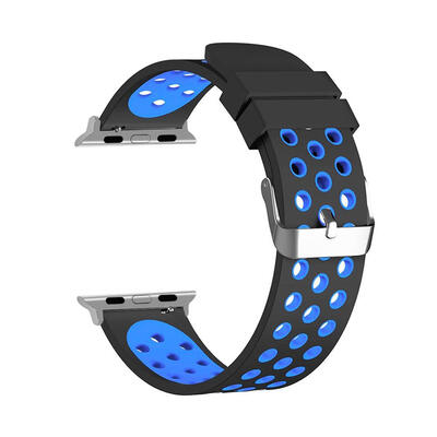 

Breathable Silicone Watch Band Bracelet Wrist Strap for iWatch 1 2 3 4 42mm