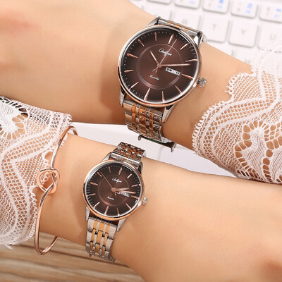 

Aoni business belt waterproof watch mens simple casual quartz watch