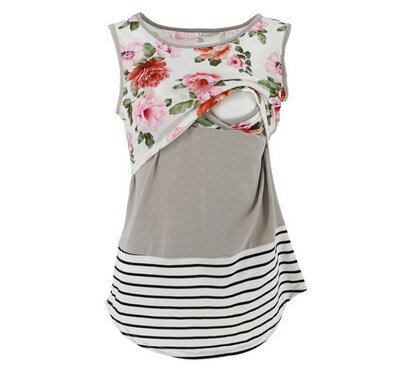 

Pregnant Women Maternity Clothes Mom Nursing Breastfeeding T-Shirt Vest Top