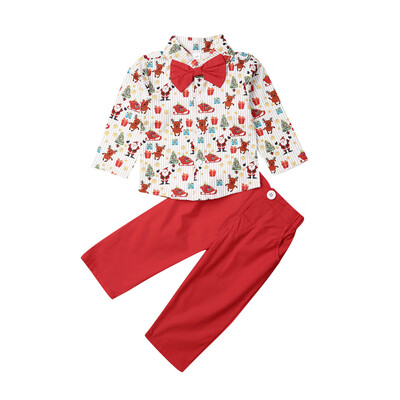 

Toddler Kid Baby Boy Christmas Cartoon Tops T-shirt Pants Shorts Outfits Clothes