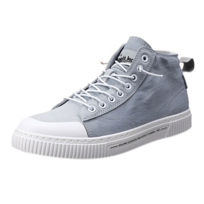 

mens lightweight sneakers Mens Retro High-Top Breathable Canvas Shoes Trend Solid Color Casual Shoes Zapatillas Deportivas