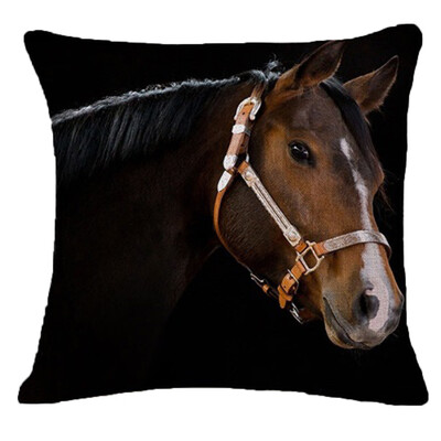 

〖Follure〗Creative Pillow Fashion Cartoon Animal Horse Home Decor Cotton Linen Cushion