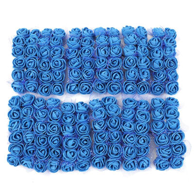 

144pcs 2cm Mini Foam Rose Artificial Flower Bouquet Multicolor Rose Flower